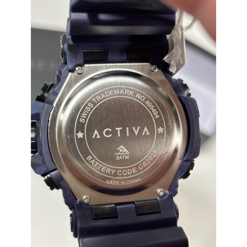 Activa Circuit X Invicta Men's 56mm Digital  Resistant Sport Shockprf Watch Blue - Picture 4 of 6